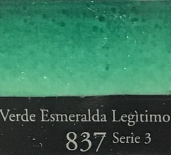 1/2 GODET ACUARELA 'SENNELIER 837' VERDE ESMERALDA LEGTIMO