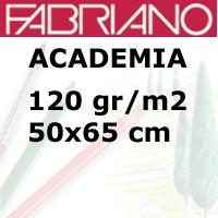 PAPEL DIBUJO FABRIANO ACADEMIA BLANCO 120gr. 50x65 cm.