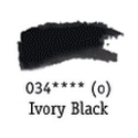 TUBO 8ml. ACUARELA 'AQUAFINE 034' IVORY BLACK