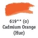 TUBO 8ml. ACUARELA 'AQUAFINE 619' CADMIUM ORANGE (IMITACIN)