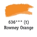 TUBO 8ml. ACUARELA 'AQUAFINE 636' ROWNEY ORANGE