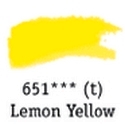 TUBO 8ml. ACUARELA 'AQUAFINE 651' LEMON YELLOW