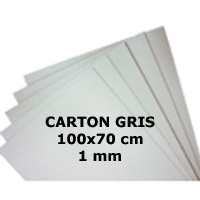 <b>CARTN GRIS</b> 1 mm. 75x105 cm.