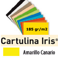 CARTULINA AMARILLO CANARIO 185gr. 50x65 cm