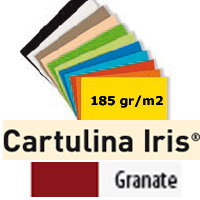 CARTULINA GRANATE 185gr. 50x65 cm
