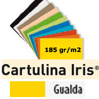 CARTULINA GUALDA 185gr. 50x65 cm