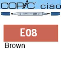 ROTULADOR <b>COPIC CIAO 'E08' BROWN</b>