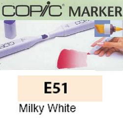 ROTULADOR <b>COPIC MARKER 'E51' MILKY WHITE</b>