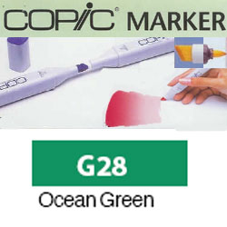 ROTULADOR <b>COPIC MARKER 'G28' OCEAN GREEN</b>