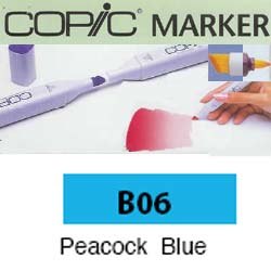 ROTULADOR <b>COPIC MARKER 'B06' PEACOCK BLUE</b>