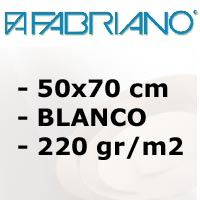 PAPEL DE GRABADO 'ROSASPINA' FABRIANO 220gr. BLANCO SIN ACIDO 50x70 cm.