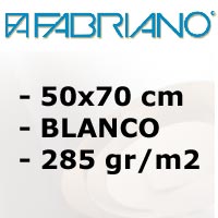 PAPEL DE GRABADO 'ROSASPINA'FABRIANO 285gr. BLANCO SIN ACIDO 50x70 cm.