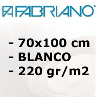 PAPEL DE GRABADO 'ROSASPINA'FABRIANO 220gr. BLANCO SIN ACIDO 70x100 cm.