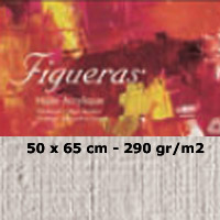 CARTULINA FIGUERAS TELA 290gr. BLANCO SIN ACIDO 50x65 cm.