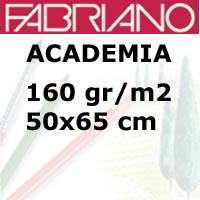 PAPEL DIBUJO FABRIANO ACADEMIA BLANCO 160gr. 50x65 cm.