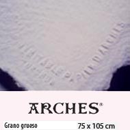 PAPEL ACUARELA ARCHES 640gr. BLANCO NATURAL GRANO GRUESO 75x105 cm.
