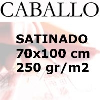 PAPEL DE DIBUJO CABALLO 250gr. SATINADO 70x100 CM.