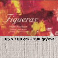 CARTULINA FIGUERAS TELA 290gr. BLANCO SIN ACIDO 65x100cm.